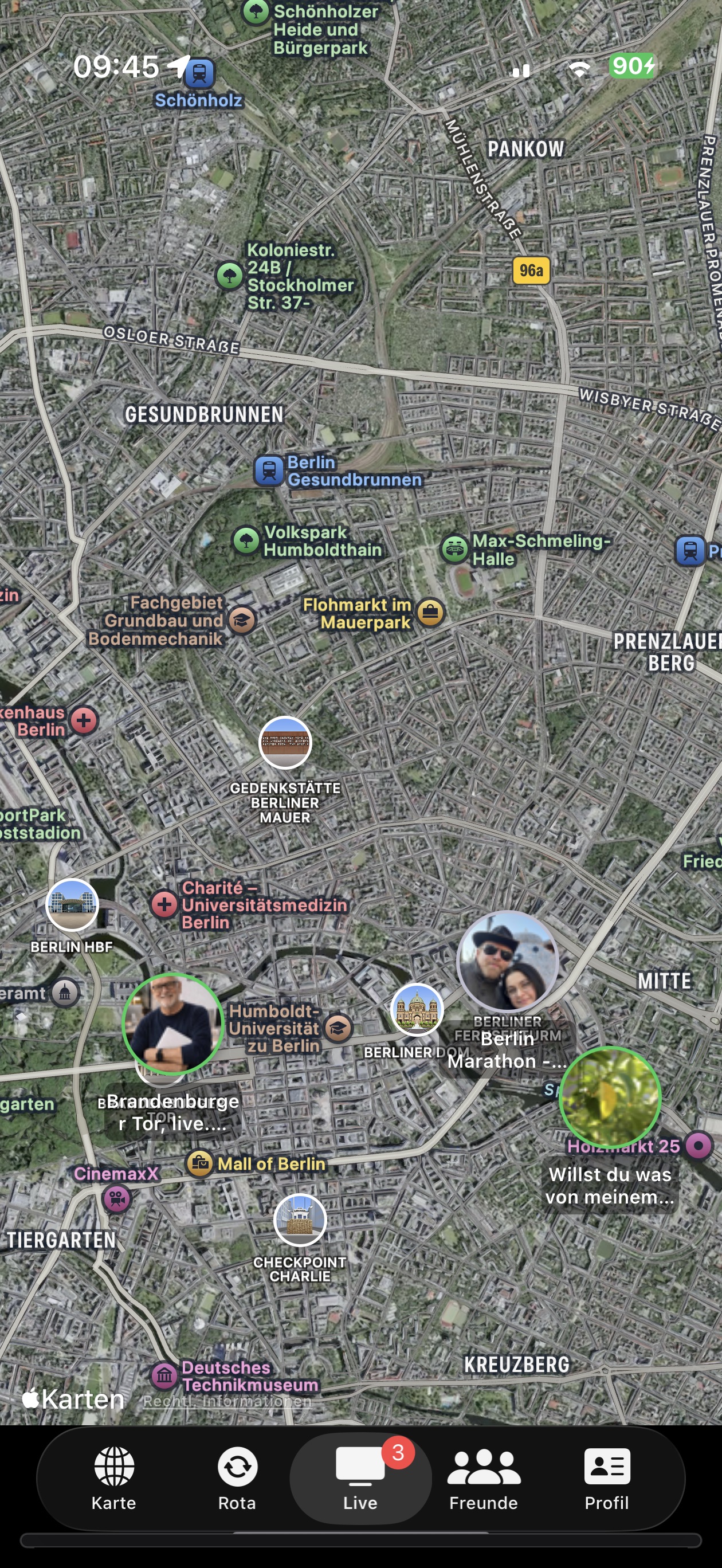 Screenshot 5 Platzhalter – Kartenansicht für Live-Inhalte